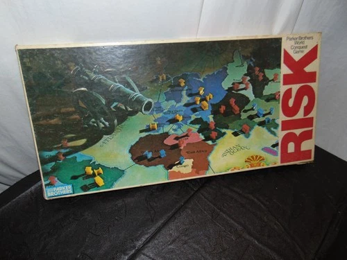 Vintage 1980 Risk World Conquest Strategy Board Game Parker Brothers