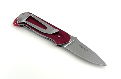 CRKT 5212 Rollock Folding Knife Red Handle Slide Lock | eBay