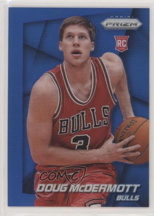2014-15 Panini Prizm Blue Prizm 72/99 Doug McDermott #261 Rookie RC k5j