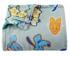 Disney MICKEY MOUSE  FRIENDS 5x6 ft Oversized THROW BLANKET The Big One  NEW 
