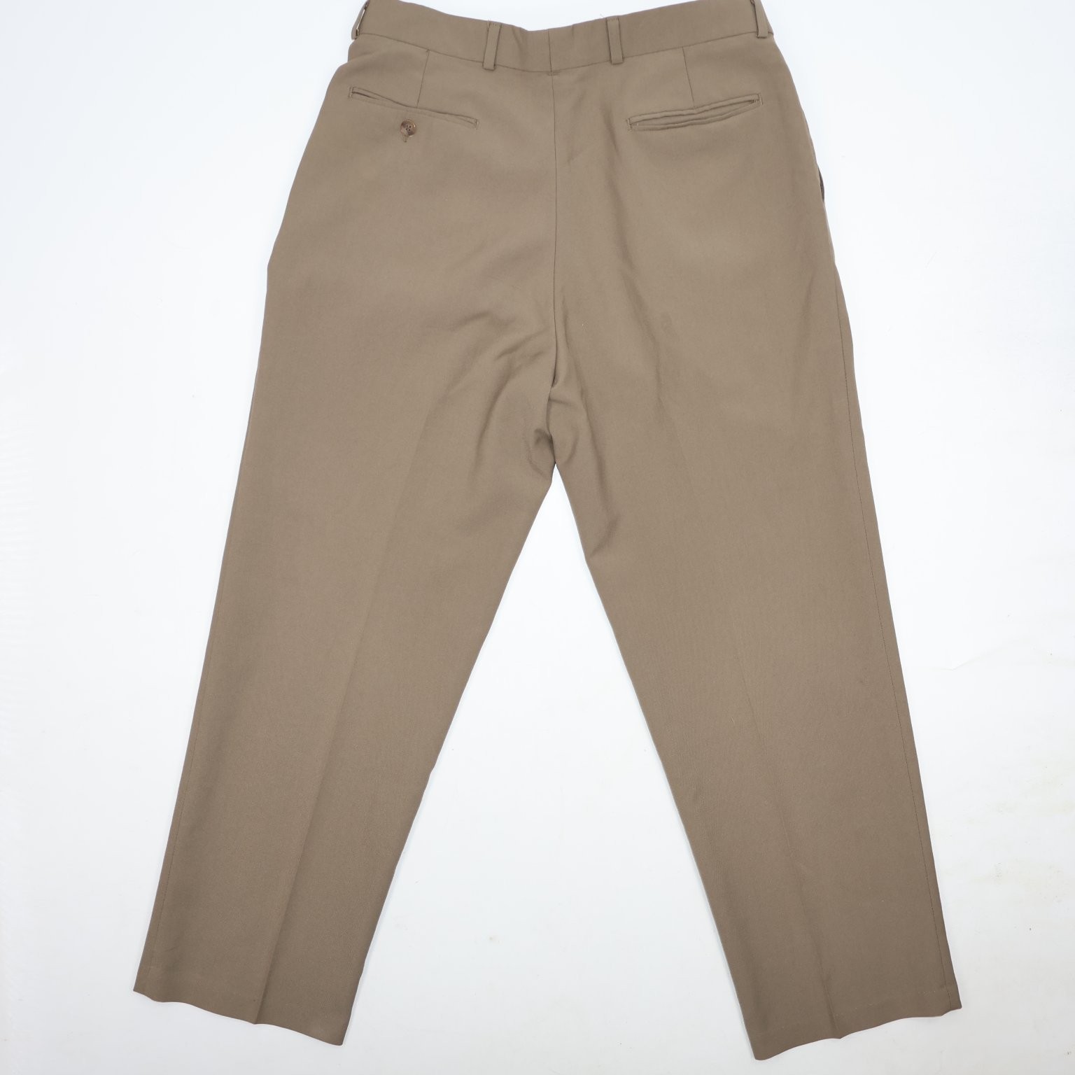Levi's Men's Khaki W34 L30 Pleated Travelers Polyester Wool Dress Pants image 2