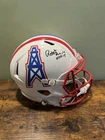 Robert Brazile signed, Houston Oilers full-size Helmet. Schwartz Authenticated.