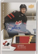 2020 Team Canada Juniors Men's U-20 Autos /199 Jared McIsaac #33 Patch Auto ds4