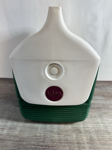 Vintage 90’s Little Playmate By Igloo Personal Cooler Lunchbox Green & Purple - Picture 3 of 9