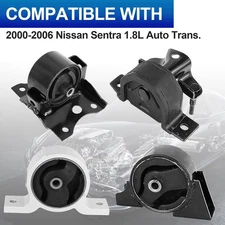 4Pc Engine Motor Mounts Auto Transmission Mount for Nissan Sentra 1.8L 2000-2006