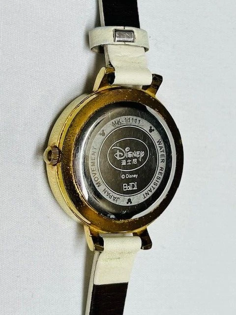 Damas Disney Mickey Mouse MK-11111 Reloj Cuarzo Tono Dorado Batería Nueva Foto 4 de 4