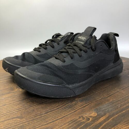VANS UltraRange Rapidweld Mens Size 10.5 Black Athletic Shoes Sneakers - Afbeelding 1 van 10