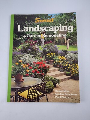SUNSET Landscaping & Garden Remodeling 1990 DIY Do It Yourself Design Ideas