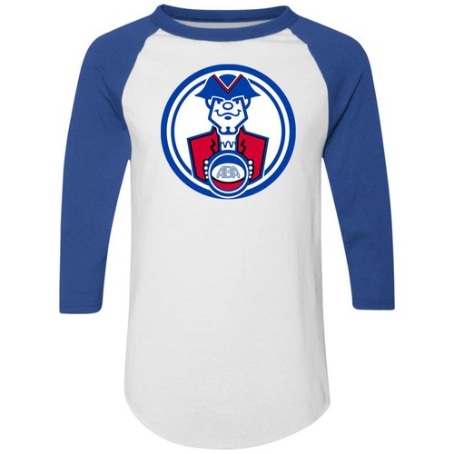 Virginia Squires Raglan Shirt A1 3/4 Sleeve Colorblock ABA Basketball - 第 5/5 張圖片