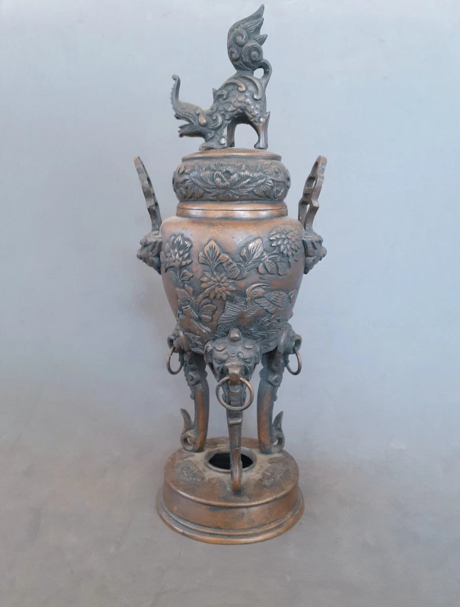 古董中国青铜香炉1900-1940 | eBay