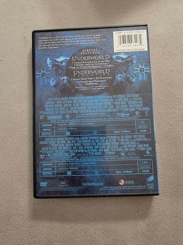 Underworld DVD Len Wiseman Double Disc (DIR) 2006 - Picture 2 of 4