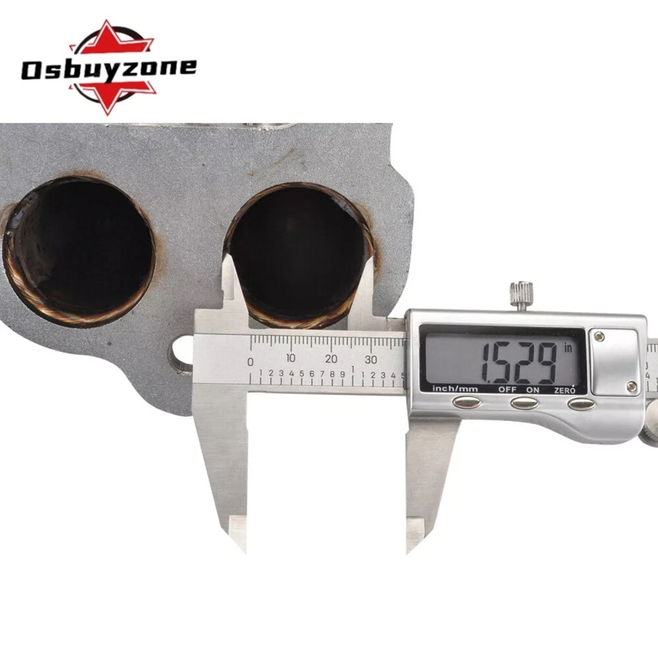 Coletor de desempenho cabeçalho com gaxeta para Jeep Wrangler 2.5L L4 1991-02 polido - Imagem 4 de 4