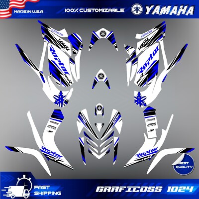 Kit graphique compatible avec Yamaha Raptor 700R 2006, 2007
