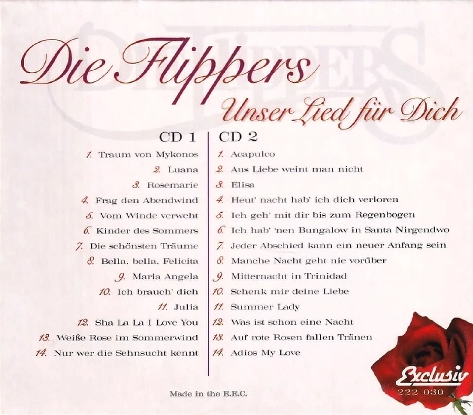 Die Flippers "Unser Lied für Dich" - 2 CD-Set !!! - NEU - OVP - Bild 2 von 2