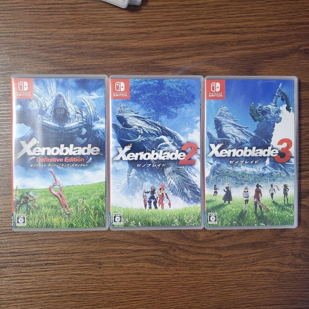 Nintendo Switch Xenoblade Chronicles 1 2 3 Set of 3 Japanese Games