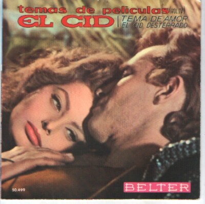EL CID EP Spain 1961 CHARLTON HESTON SOPHIA LOREN
