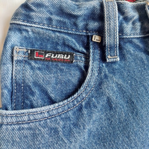 Vintage Fubu Apparel Company Size 6 100% Cotton 05092-05 Kids Jean Shorts - Picture 4 of 11