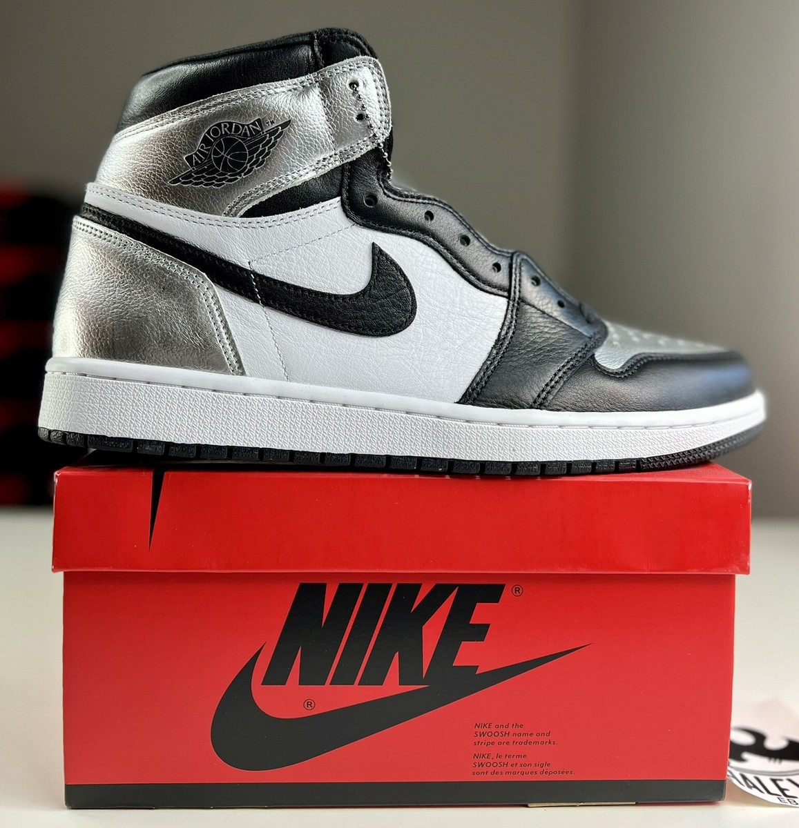 NEW Nike Air Jordan 1 Retro High OG Silver Toe | Women's Size 11 |  CD0461-001