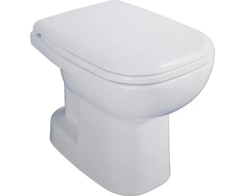 Stand-WC Set DURAVIT DuraHome Tiefspüler offener Spülrand Abgang 
