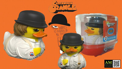 UHRWERK ORANGE TUBBZ PVC FIGUR - ALEX DELARGE - POOL - BADEENTE - NEU/OVP 1st ED