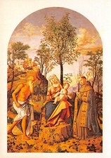 Postcard Art Cima Da Conegliano The Virgin With The Orange Tree