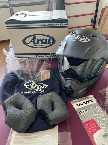 Arai Tour X4 Frost Black Motorrad Helm Offroad Enduro Adventure Touring - Bild 11 von 14