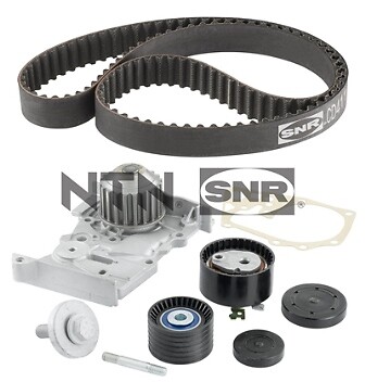 SNR KDP455.570 Water Pump & Timing Belt Set For Renault-image