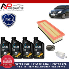KIT TAGLIANDO LANCIA YPSILON 1.4 3 FILTRI + 4L LITRI SELENIA MULTIPOWER GAS 5W40