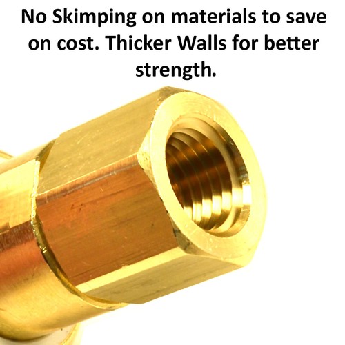 Foster FM3003 - 1/4" Female NPT x 1/4" Quick Coupler Air Hose Fittings Brass M - Picture 3 of 6