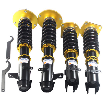 Gold JDMSPEED Coilovers Strut Suspension Kit For 03 04 05 Dodge Neon SRT-4 2.4L