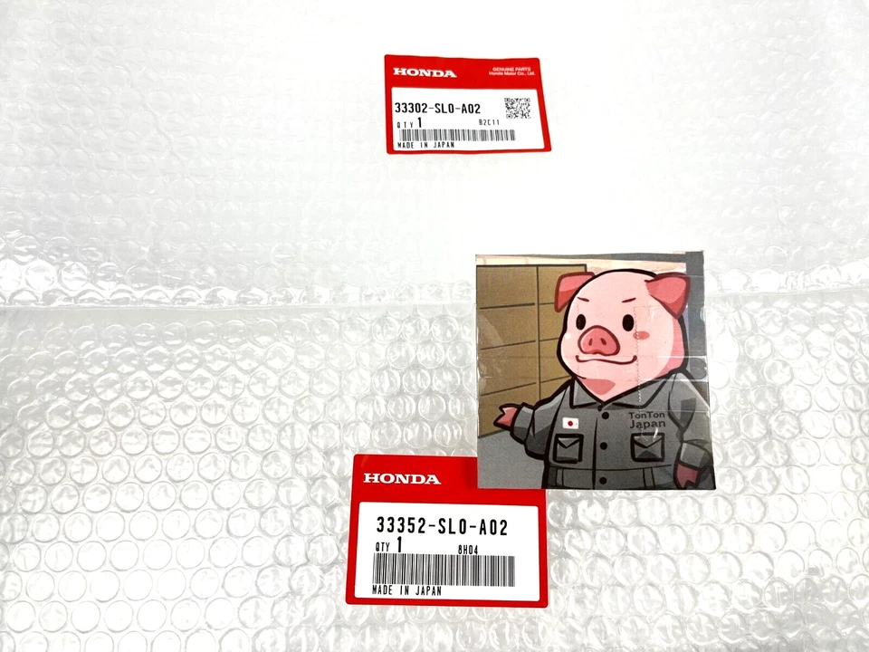 Honda ACURA 91-01 NSX NA1 NA2 Clear Front Bumper Lenses Lights Set Genuine - Image 3 of 4