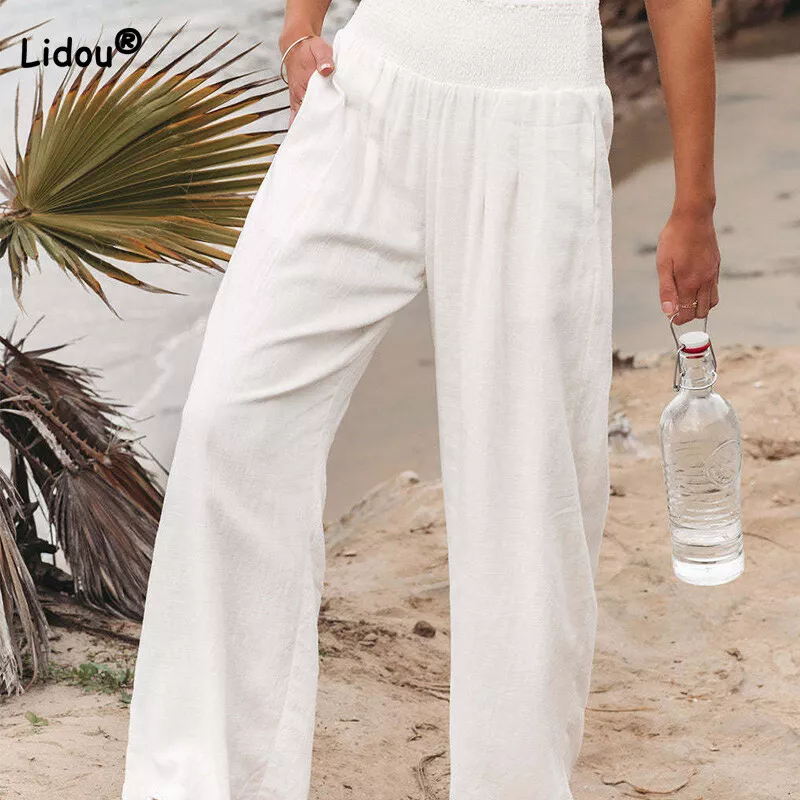 Hamburguesa Ceder hará Pantalones Largos De Lino Y Algodón Para Mujer Pantalón Holgado De Pierna Ancha | eBay Hamburguesa Ceder hará Pantalones Largos De Lino Y Algodón Para Mujer Pantalón Holgado De Pierna Ancha | eBay