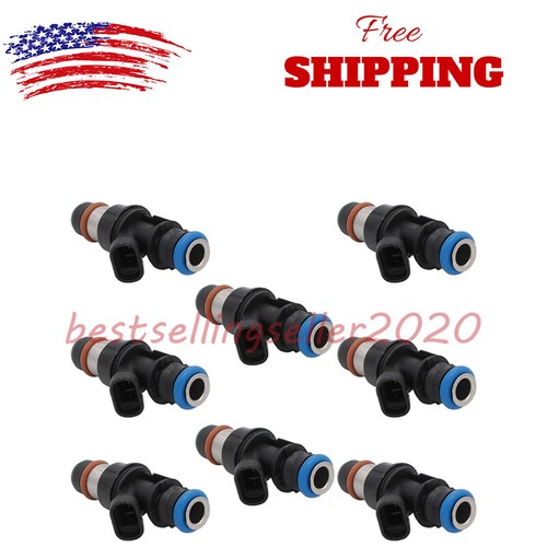 8x Fuel Injector For GMC Yukon Sierra Savanna Marine 5.3L 6.0L 25348180 217-1563 - Picture 6 of 15