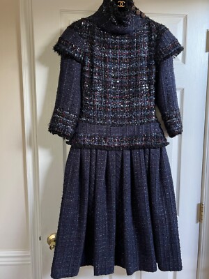 はづき様　CHANELパフスリーブコートワンピース2008オータムコレクション はづき様 CHANELパフスリーブコートワンピース2008オータム