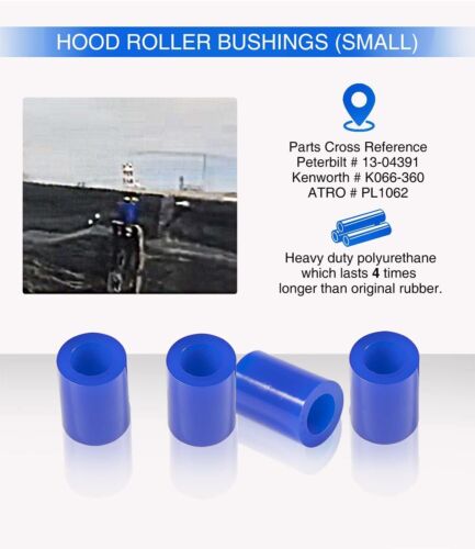Hood Roller Bushings for Peterbilt 357, 375, 379 13-04391 13-03593 Kenworth ATRO - Picture 9 of 11