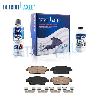 REAR Ceramic Brake Pads + Hardware for 2010 2011 2012 2013-2016 Hyundai Genesis