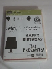 Used in excellent condition stampin up clear mount cake candles birthday. 