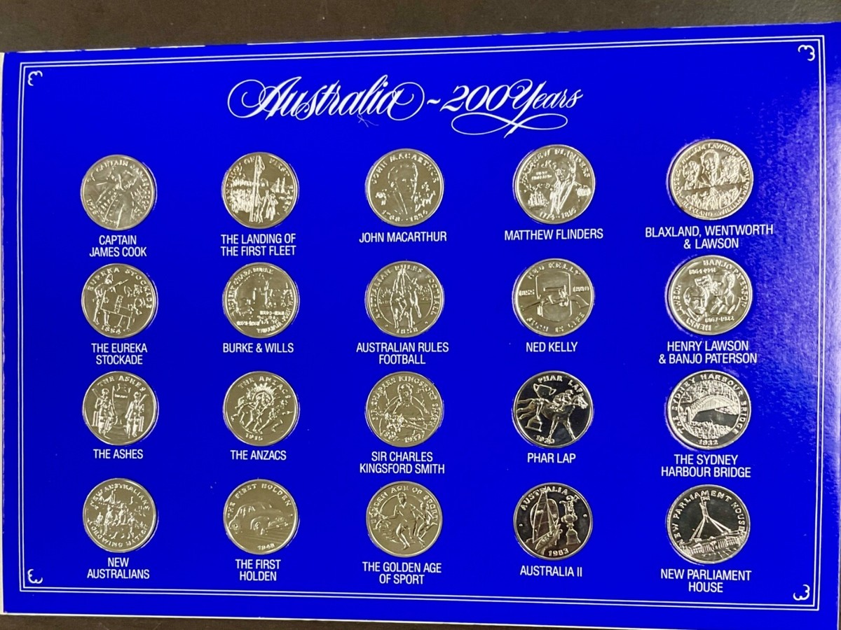 Australia 200 Years Commemorative Medal Collection 20 coin set | eBay