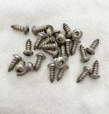 8  x 5/8"  stainless steel  BUTTON HEAD SHEET METAL SCREW   25  pcs
