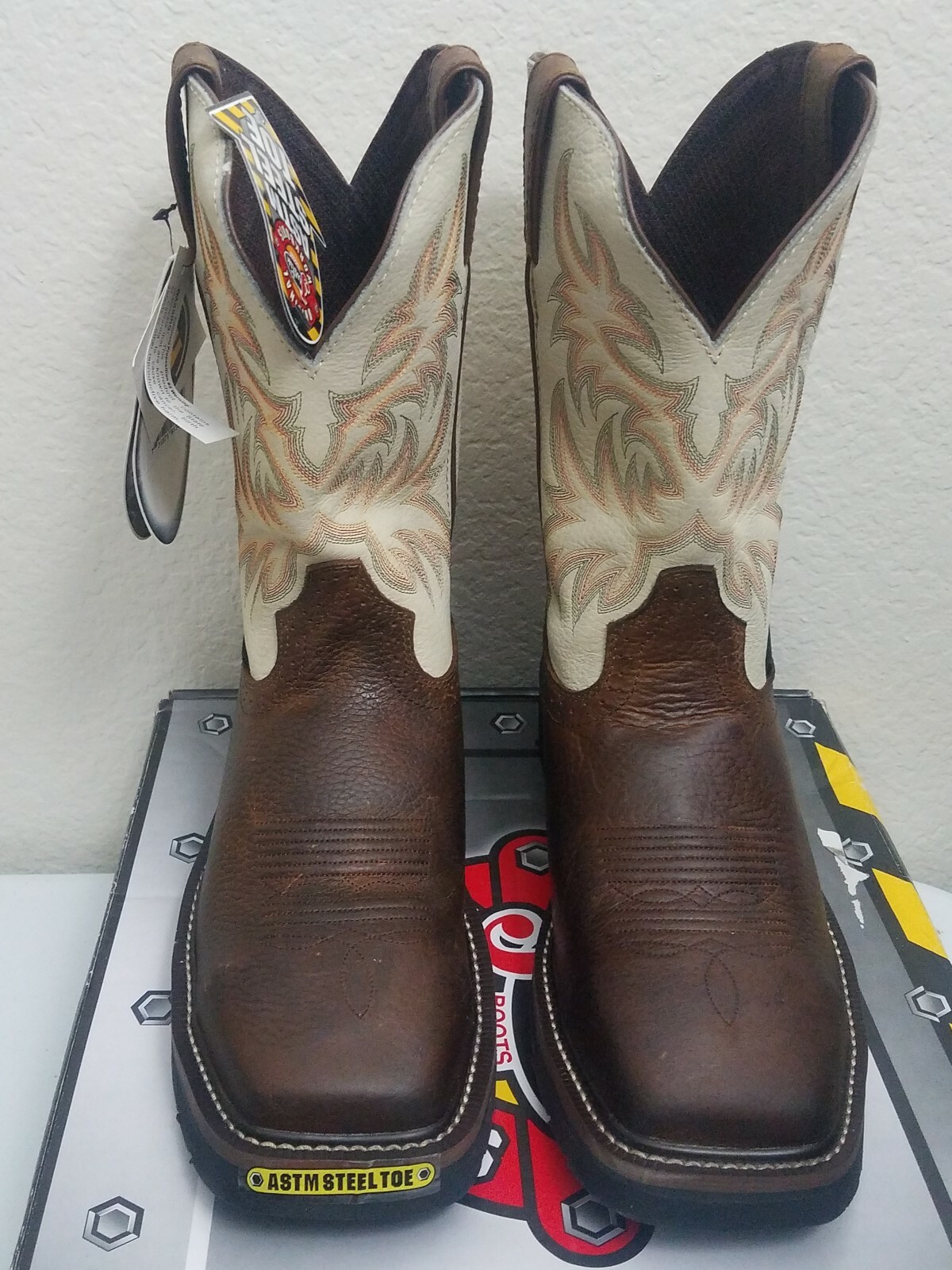 cinch steel toe work boots