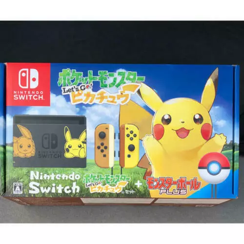 Best Buy: Nintendo Switch Pikachu & Eevee Edition with Pokémon: Let's Go,  Pikachu! + Poké Ball Plus Gray HACSKFALF