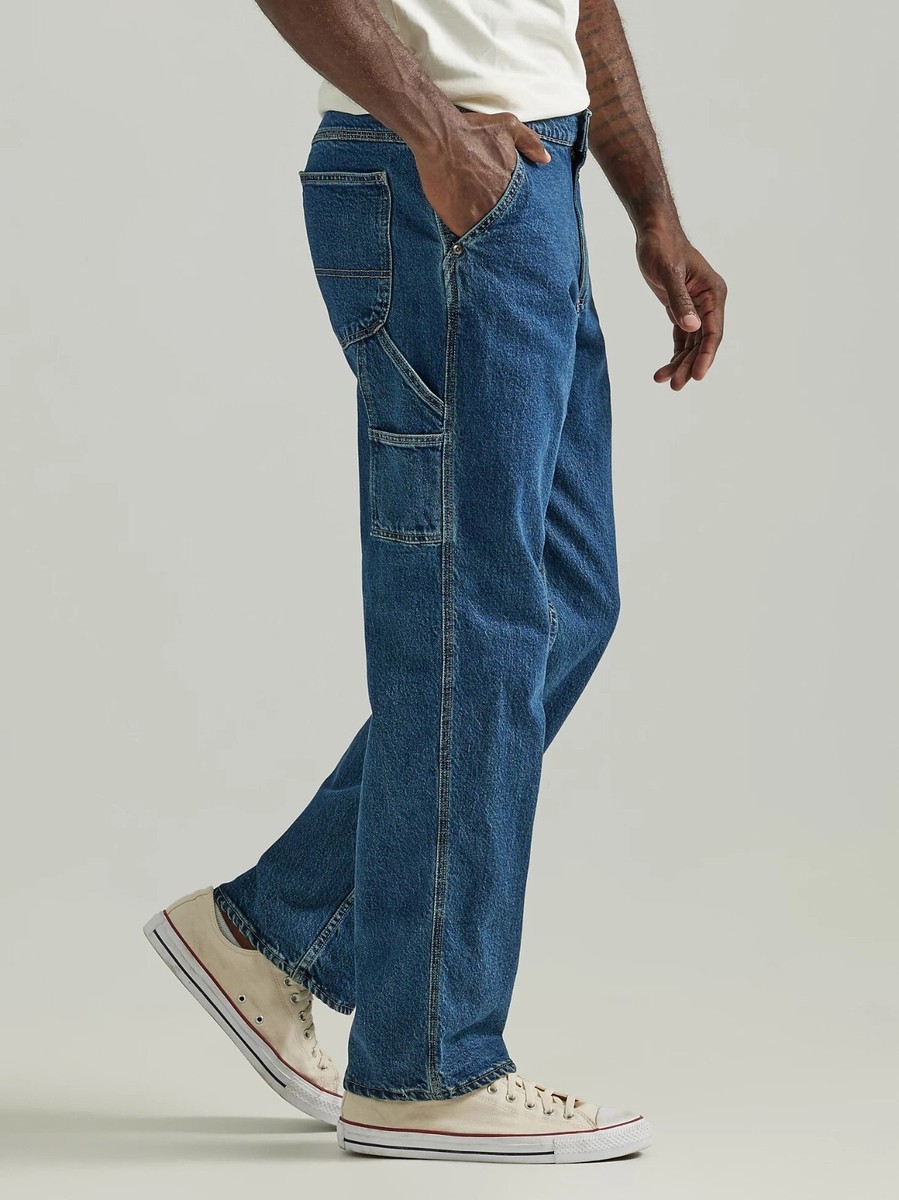 Lee Men's Carpenter Jeans Legendary Workwear Dark Blue Color All