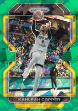 2022 PANINI WNBA PRIZM  SP  GREEN CRACKED ICE PRIZM #13 KAHLEAH COOPER-SKY