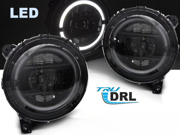 Scheinwerfer Paar Jeep Wrangler Ab 2018 Bis 2023 Full LED DRL - 41320602-image