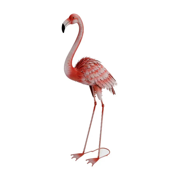 Primus Metal Flamingo Large Garden Ornament