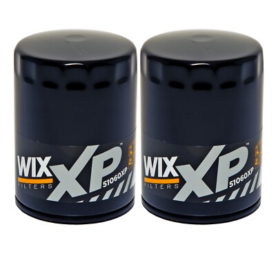 Wix XP Pair Set of 2 Engine Oil Filters Spin-On for Cady Chevy Ford GMC Hummer