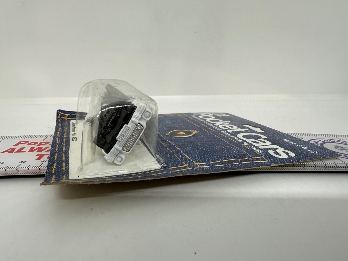 Vintage TOMY Pocket Cars #188-F38 Mustang 11 Ghia White New Sealed