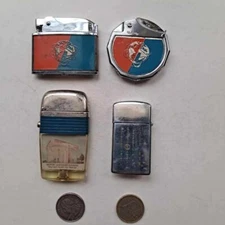 4 1964 NYWF World's Fair ZIPPO SCRIPTO Lighter Lot
