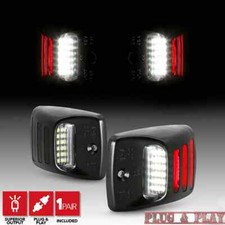 2pcs Led License Plate Light Rear Bumper Lamp For Toyota Tacoma Tundra 2005-2015 2pcs Led License Plate Light Rear Bumper Lamp For Toyota Tacoma Tundra 2005-2015