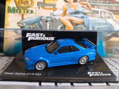 NISSAN SKYLINE GTR-R34 FAST & FURIOUS, ALTAYA, DIE CAST 1:43 NEW